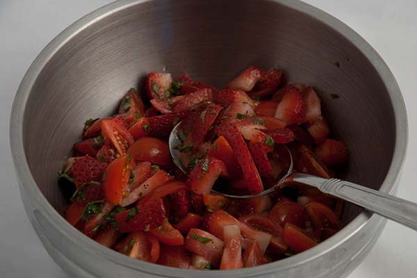 Strawberry Tomato Salad